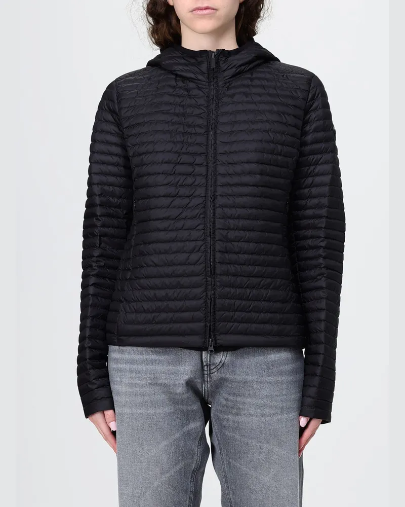 Colmar Wattierte Nylon-Daunenjacke Schwarz