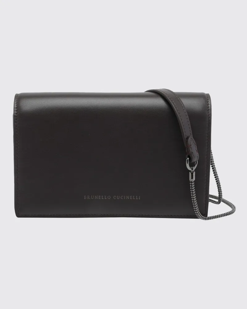 Brunello Cucinelli Geldbörse damen Braun