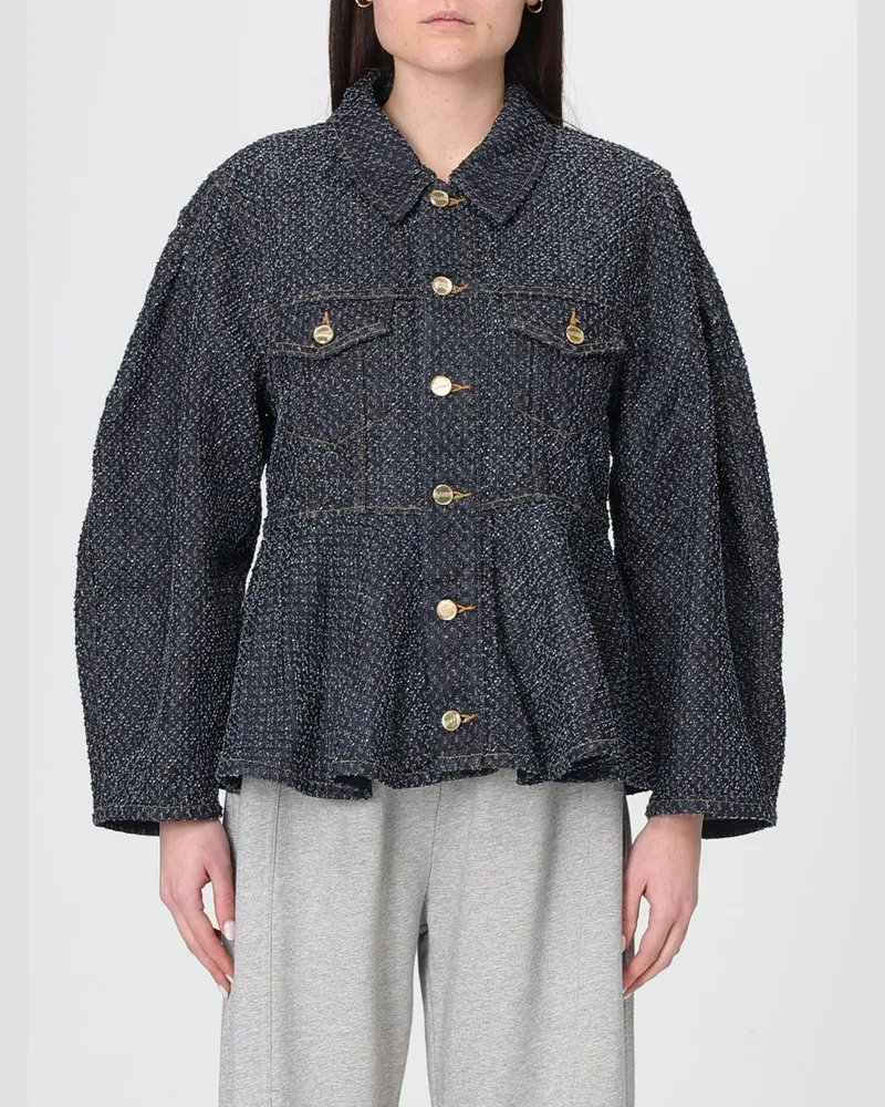 Ganni Jacke damen Blau