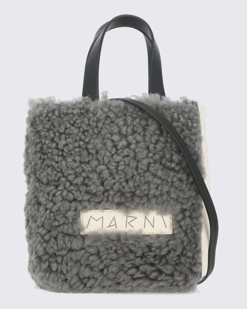 Marni Schultertasche damen Grau