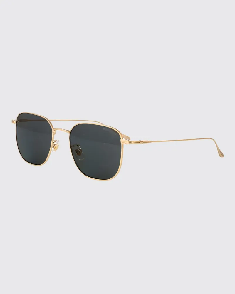Montblanc MB0477SA Sonnenbrille aus Metall Gold