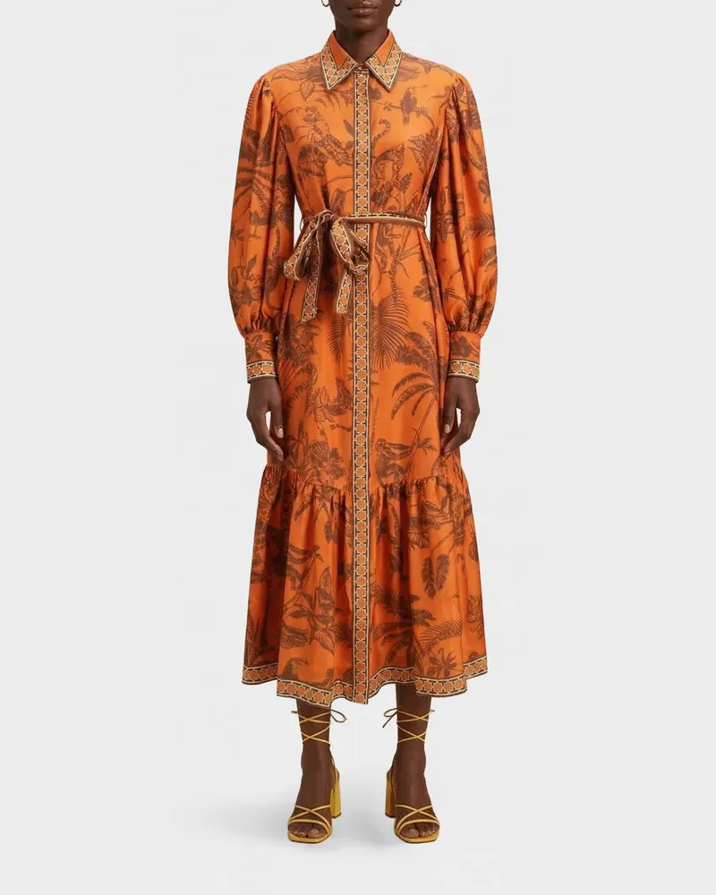 ALEMAIS Kleid damen Brick