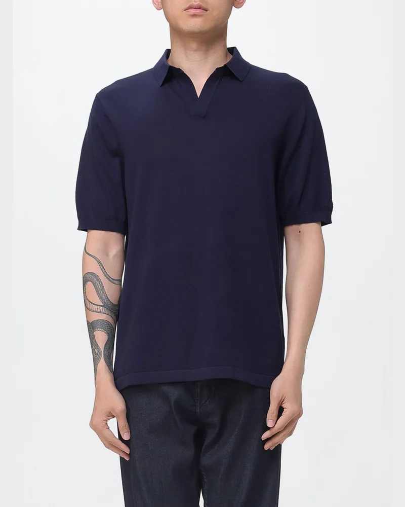 MC2 Saint Barth Baumwoll-Polohemd Navy