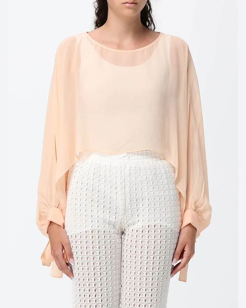Twin-Set Viskosebluse Peach