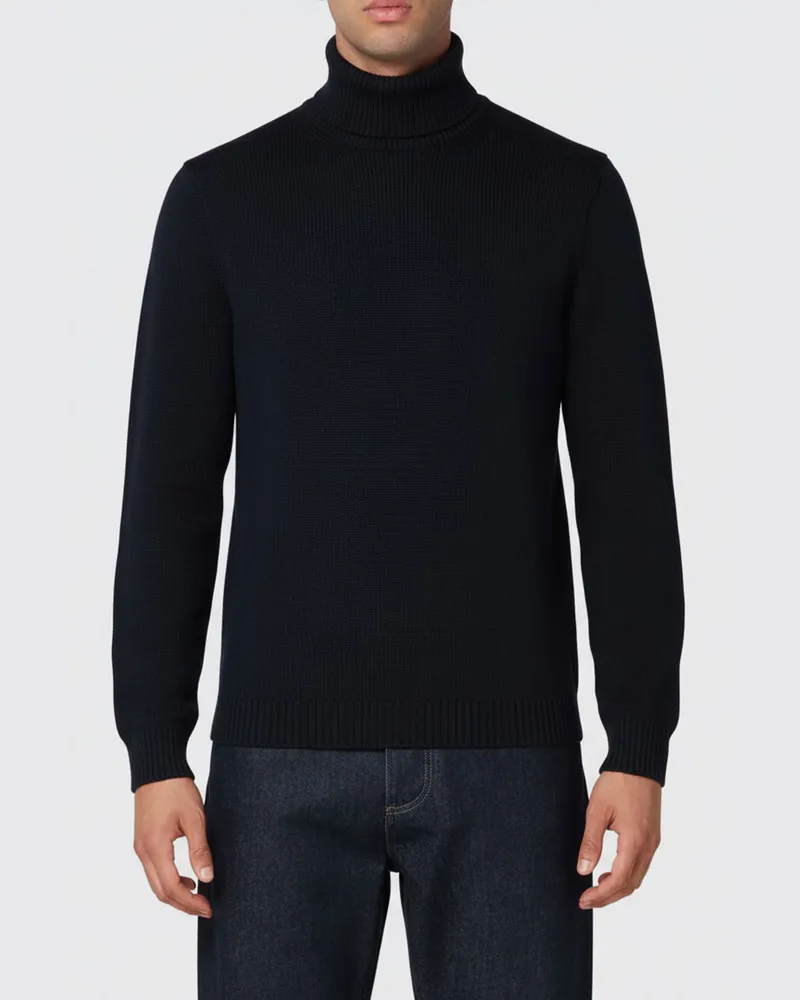 Roberto Collina Pullover herren Navy