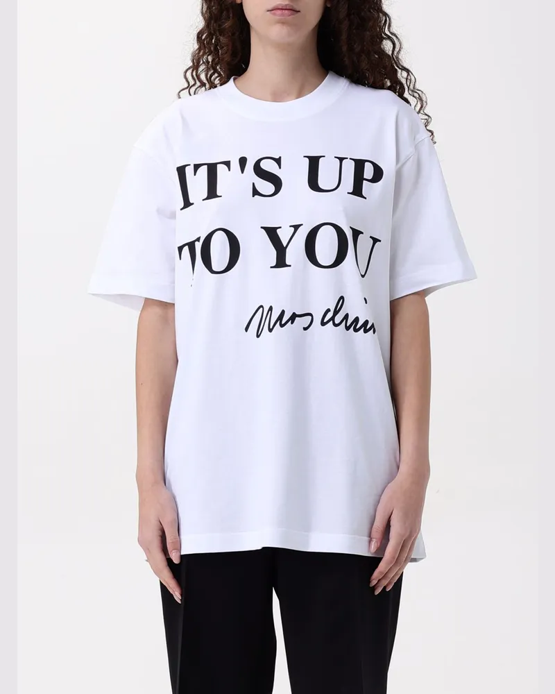Moschino T-shirt damen Weiß