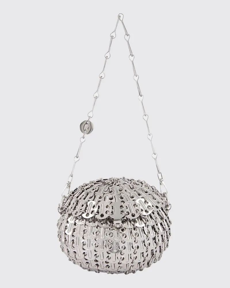 Paco Rabanne Schultertasche damen Silber