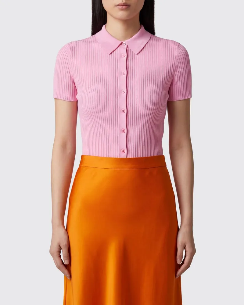 Balenciaga Hemd aus Baumwollmischung Pink