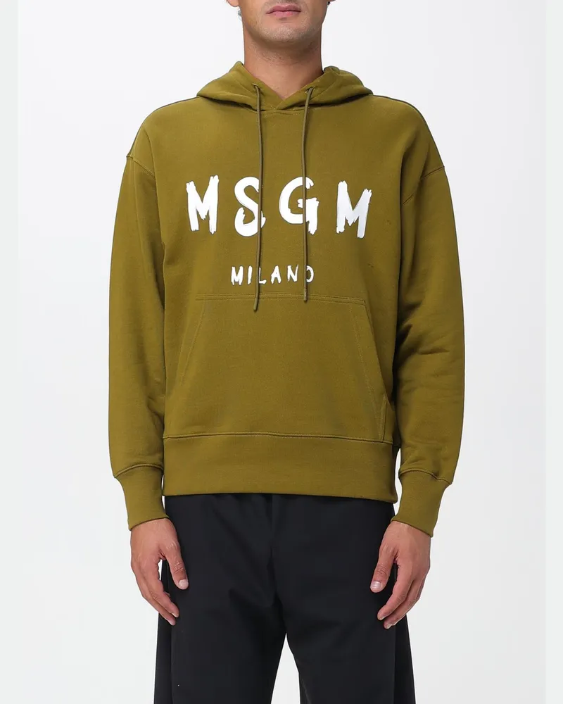MSGM Sweatshirt herren Olive
