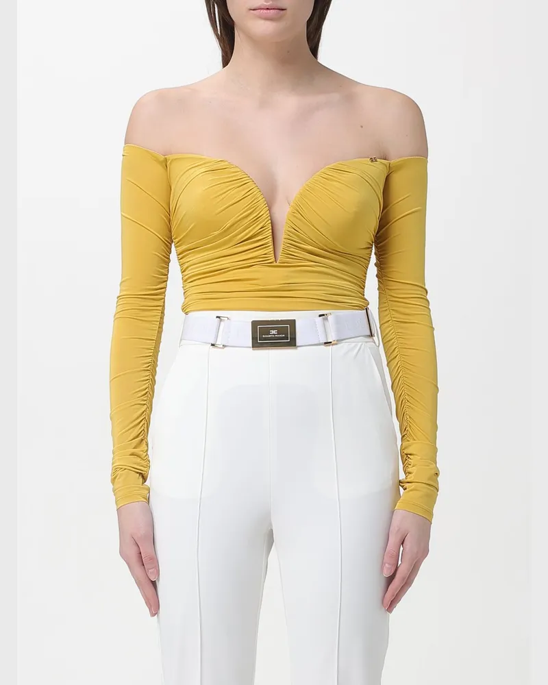 Elisabetta Franchi Top damen Gelb