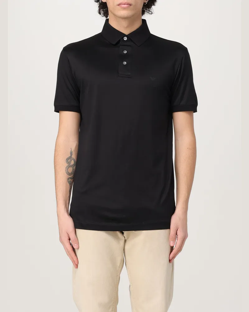 Emporio Armani Polo herren Schwarz