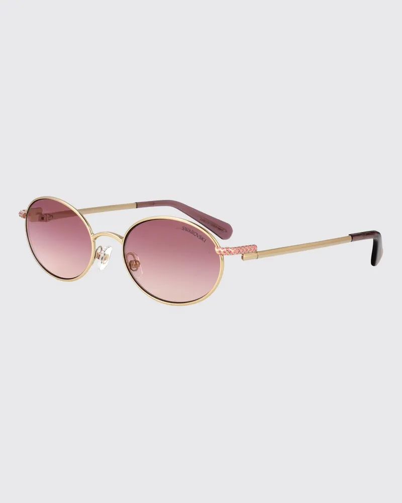 Swarovski 0SK7033 Metallsonnenbrille mit gefassten Yellow