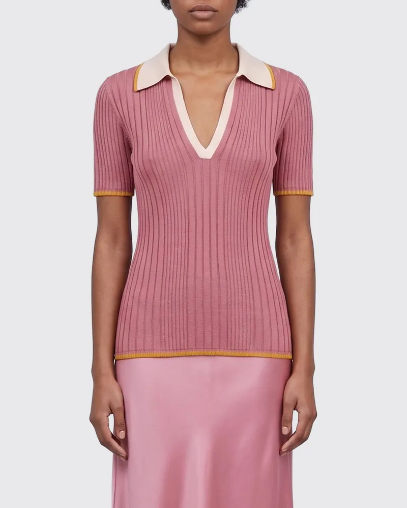 Roberto Collina Polo damen Brick