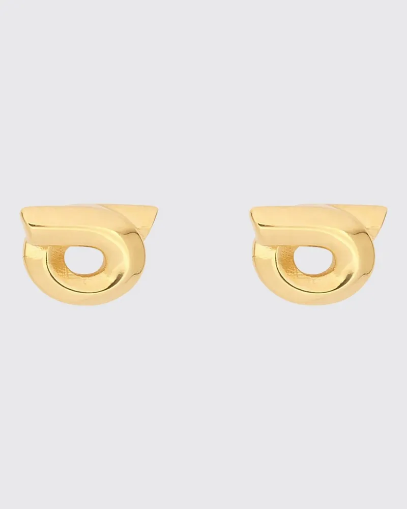 Ferragamo Gancini Ohrstecker aus Messing mit Gold-Finish Gold