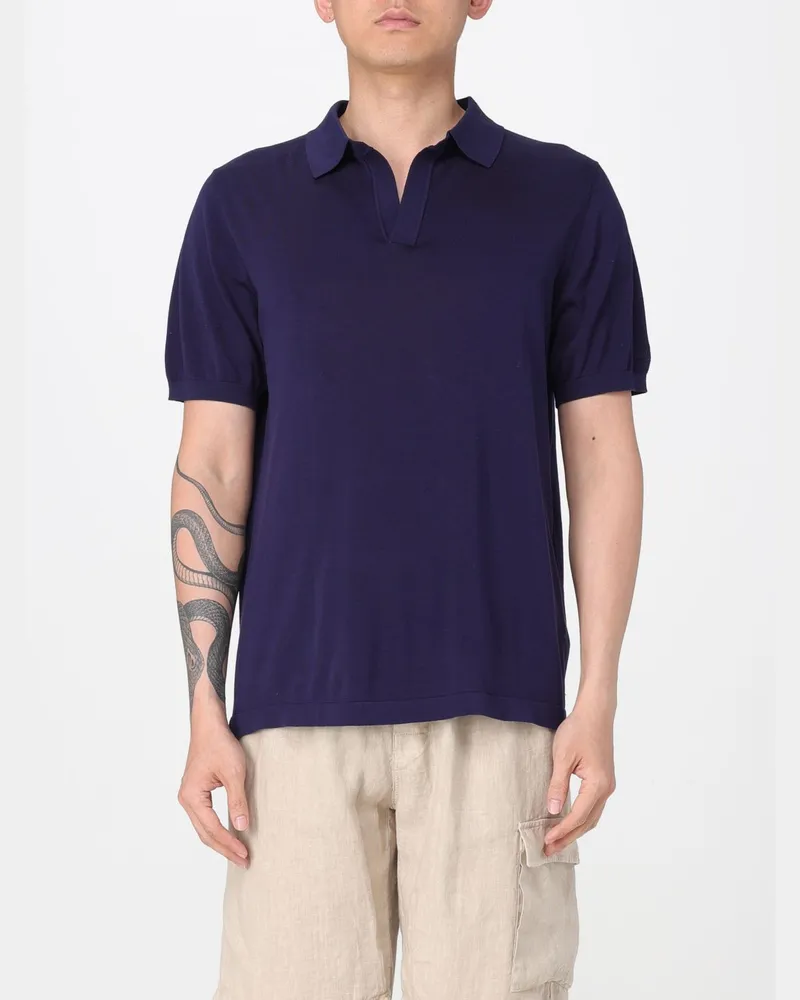 MC2 Saint Barth Polo herren Navy
