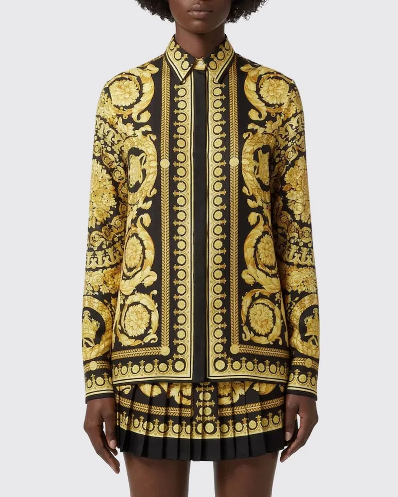 Versace Hemdbluse damen Schwarz