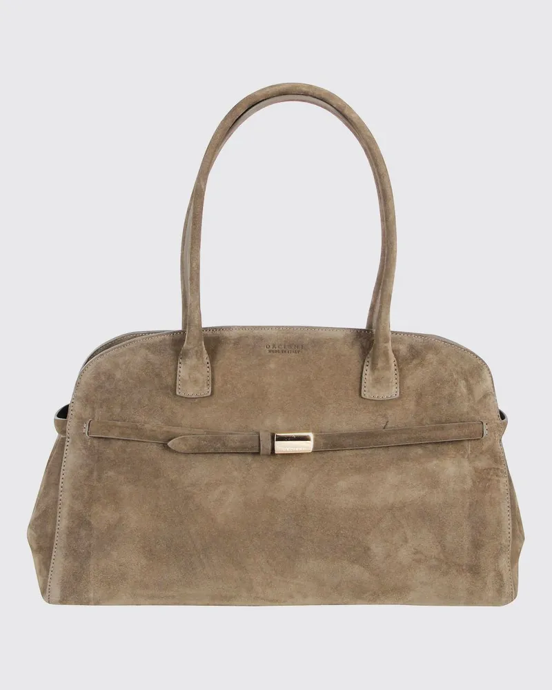 Orciani Schultertasche damen Waldgrün