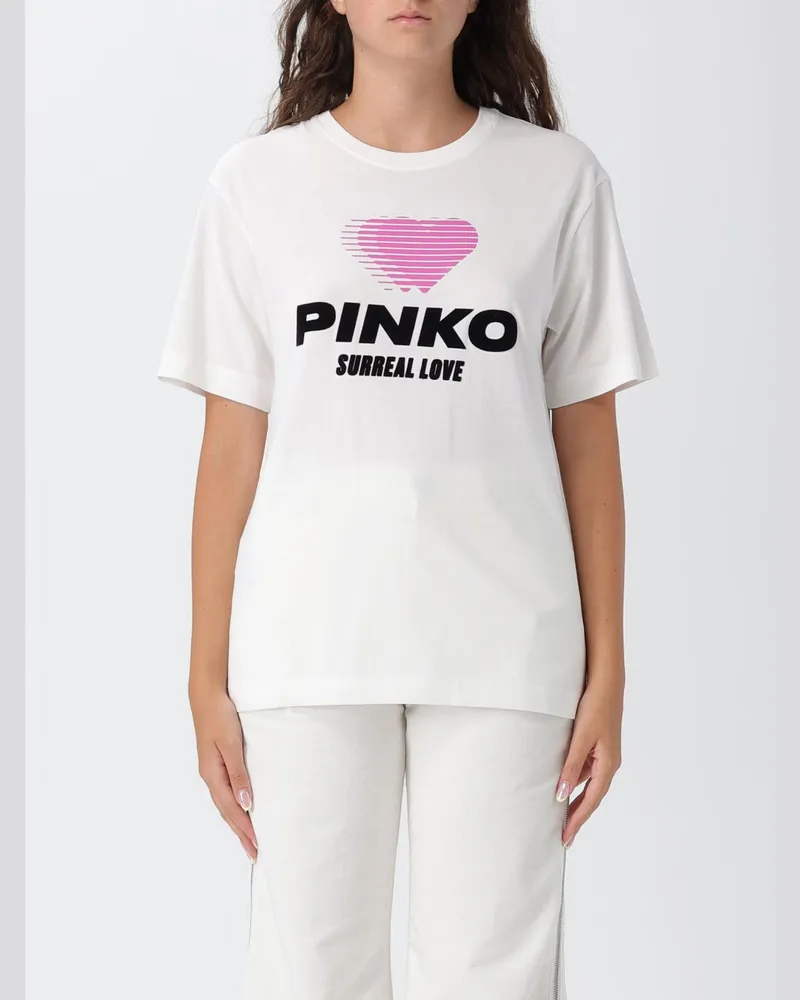 Pinko T-shirt damen Weiß