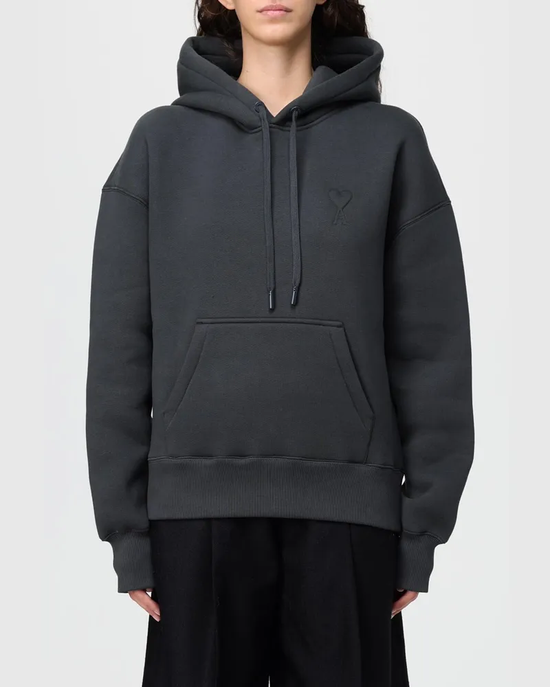 AMI Paris Sweatshirt damen Charcoal