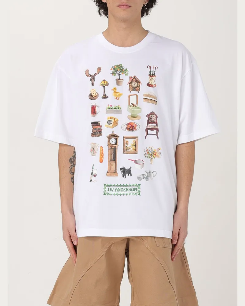 J.W.Anderson T-shirt herren Weiß