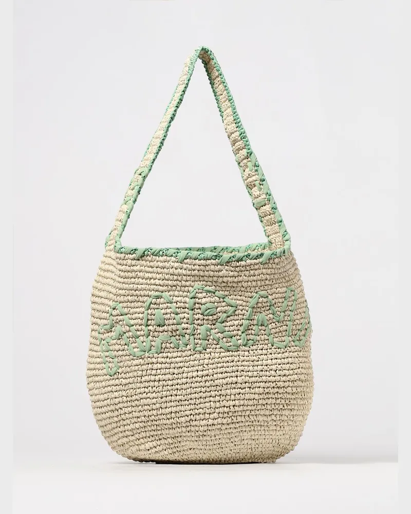 Marni Schultertasche damen Beige
