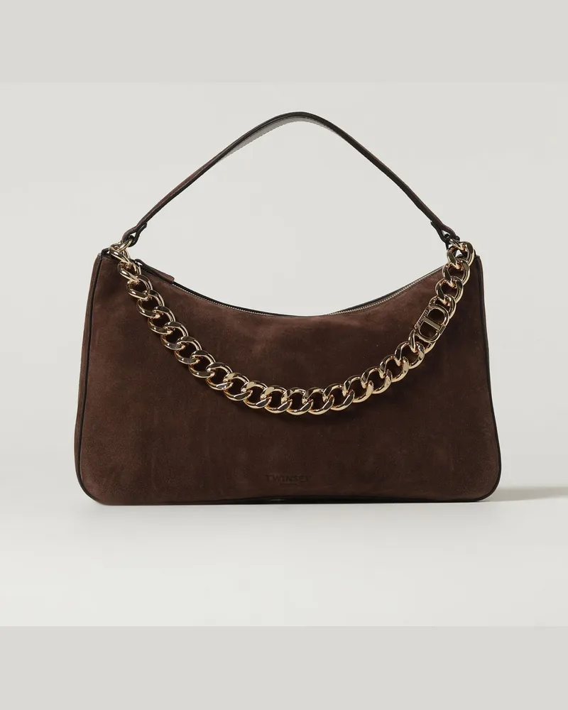 Twin-Set Schultertasche damen Braun