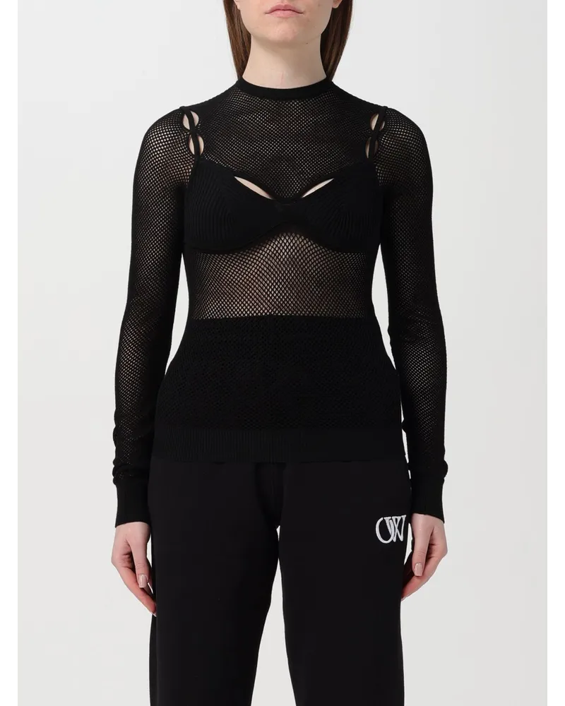 OFF-WHITE Top Schwarz