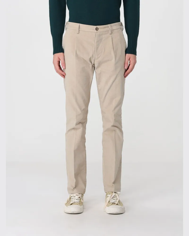 Brooksfield gerade geschnittene Stretch-Baumwoll-Cordhose Beige