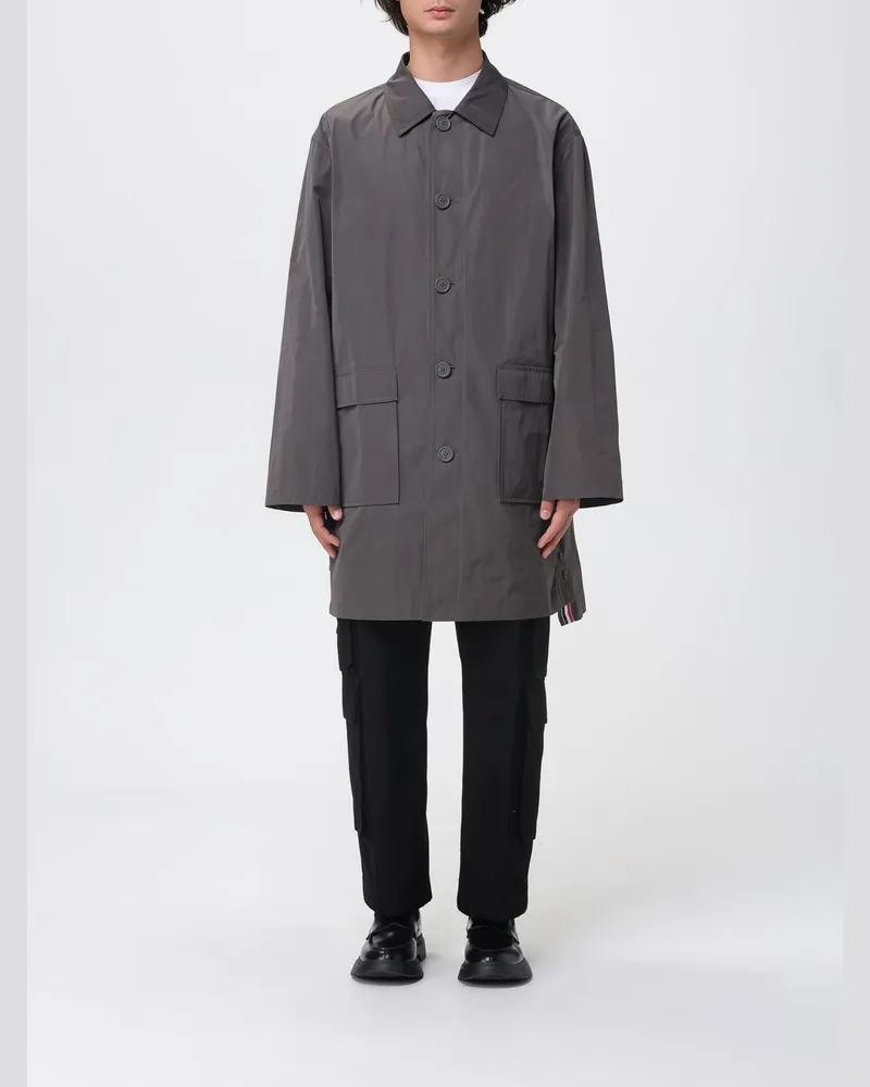 Thom Browne Mantel herren Grau