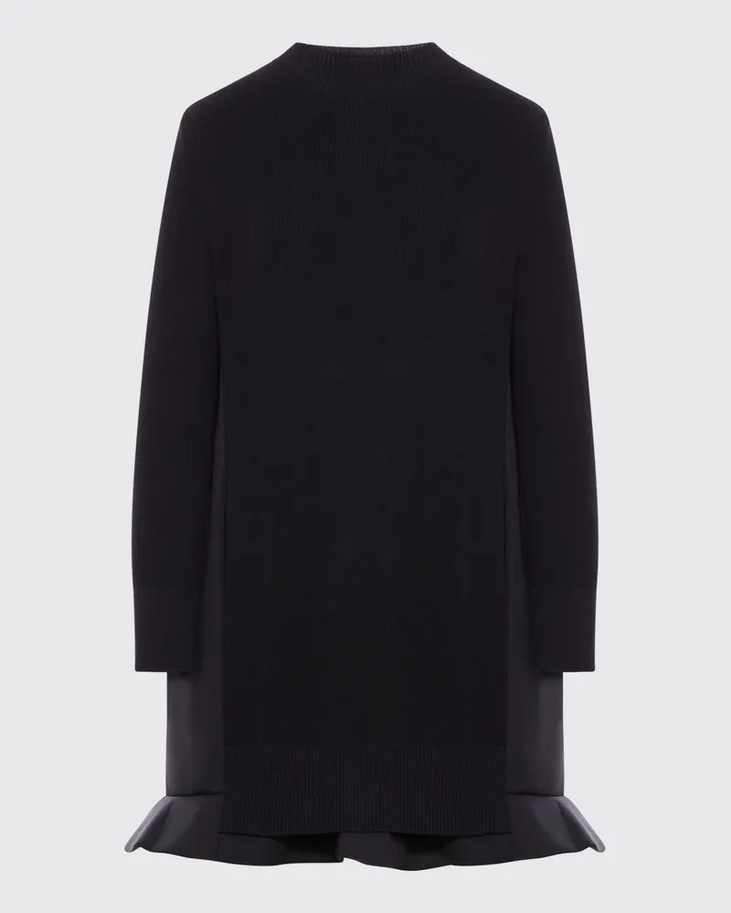 Sacai Kleid damen Schwarz