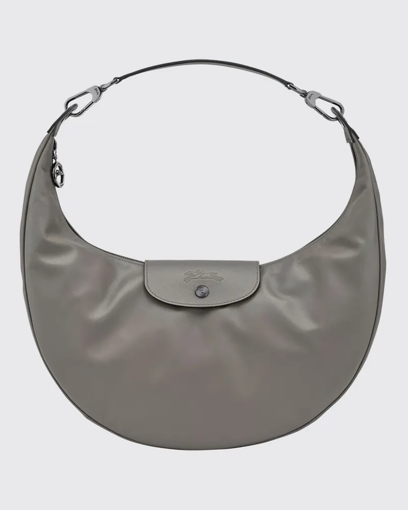 Longchamp Schultertasche damen Taubengrau