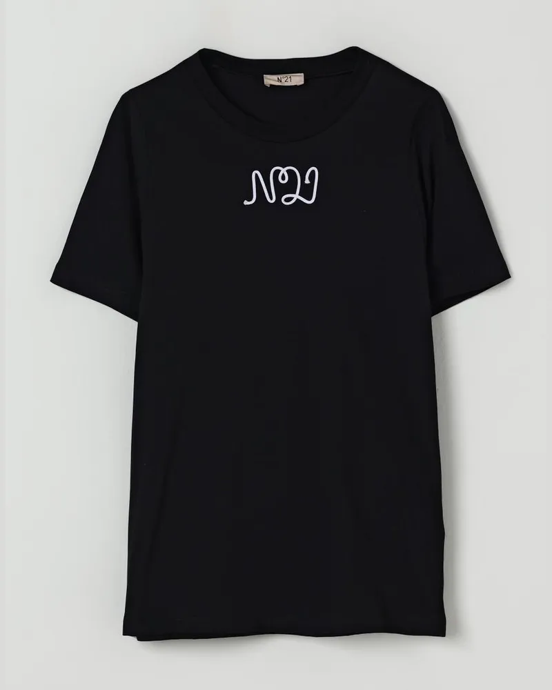 N° 21 T-shirt kinder Schwarz