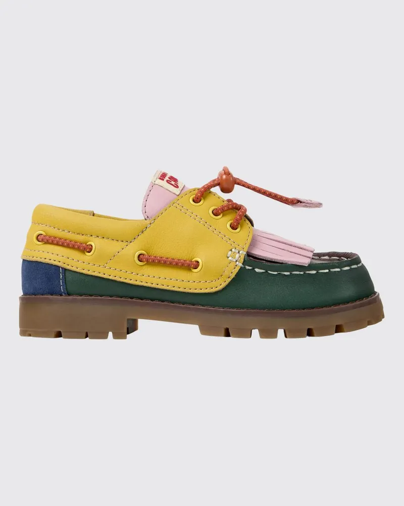 Camper Bobo Choses x Leder-Bootsschuhe Bunt