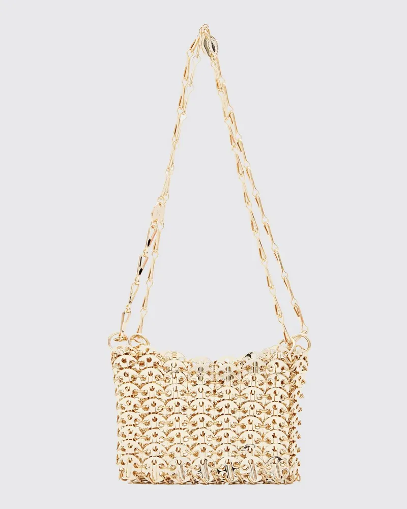 Paco Rabanne Schultertasche damen Gold