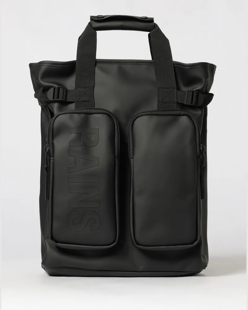 RAINS Rucksack herren Schwarz