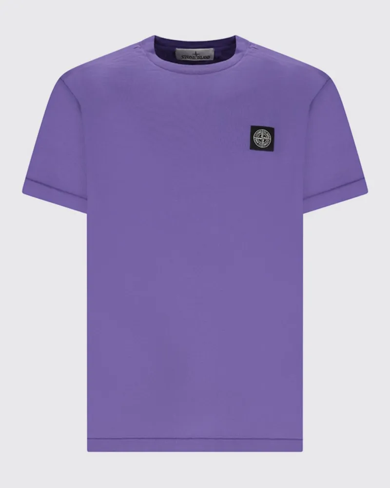 Stone Island T-shirt herren Violett