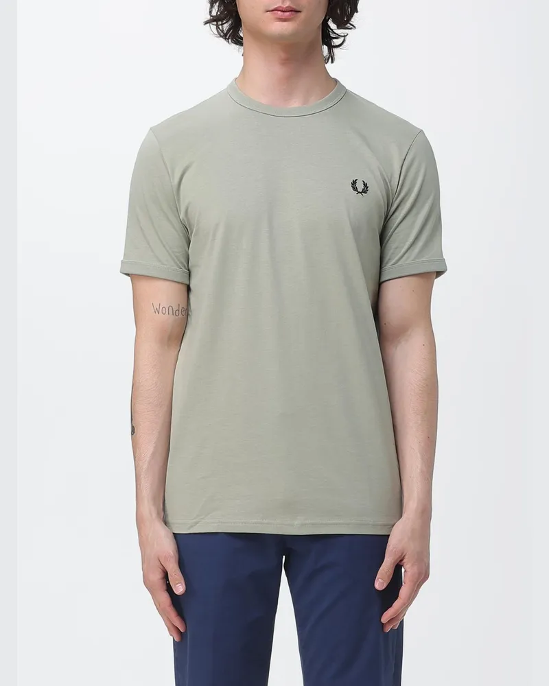 Fred Perry T-shirt herren Ecru