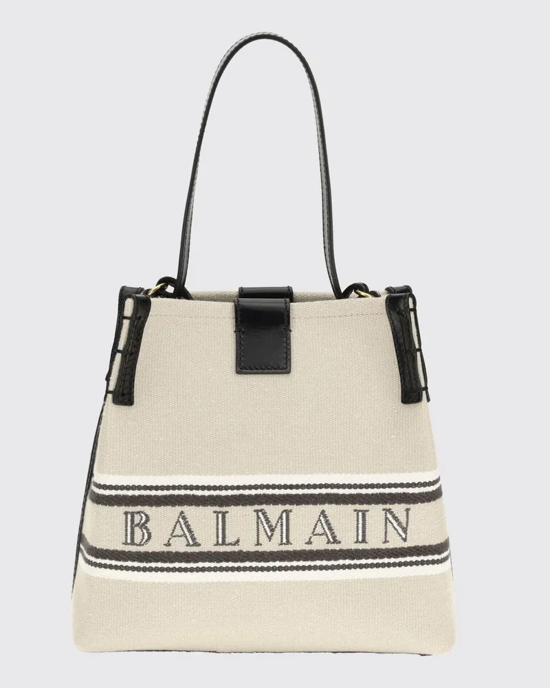 Balmain Schultertasche damen Beige