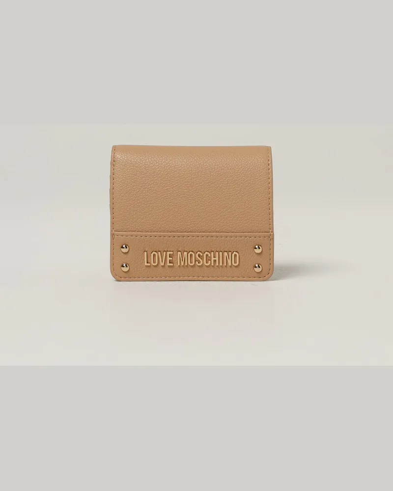 Moschino Geldbörsen damen Beige