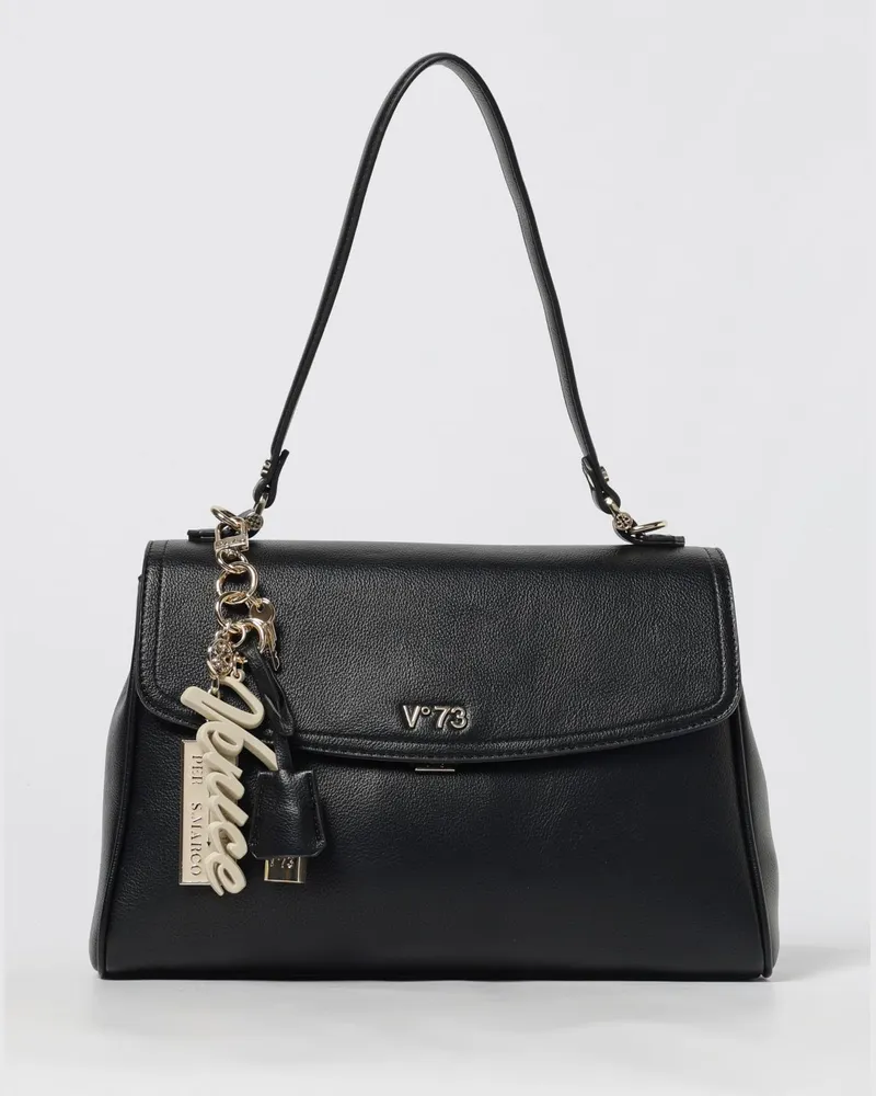 V°73 Schultertasche damen Schwarz