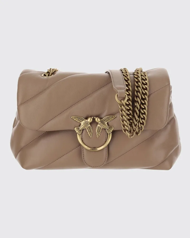 Pinko Schultertasche damen Beige