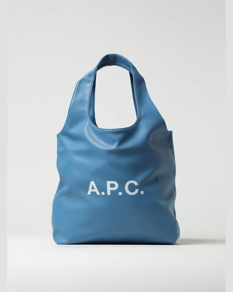 A.P.C. Schultertasche damen Hellblau