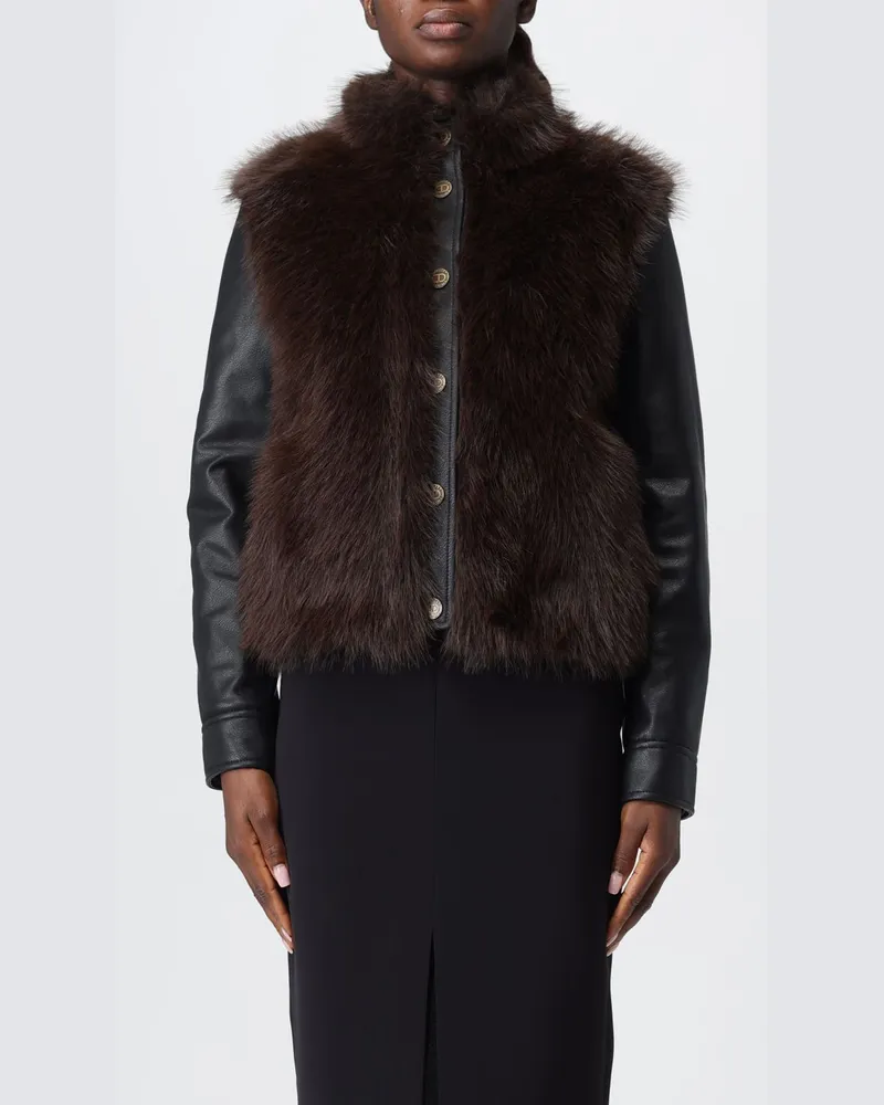 Twin-Set Jacke damen Taubengrau