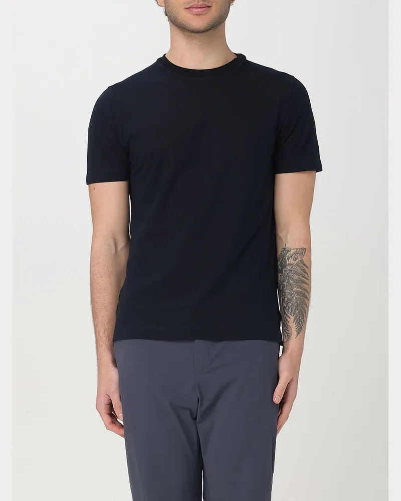 Zanone T-shirt herren Blau