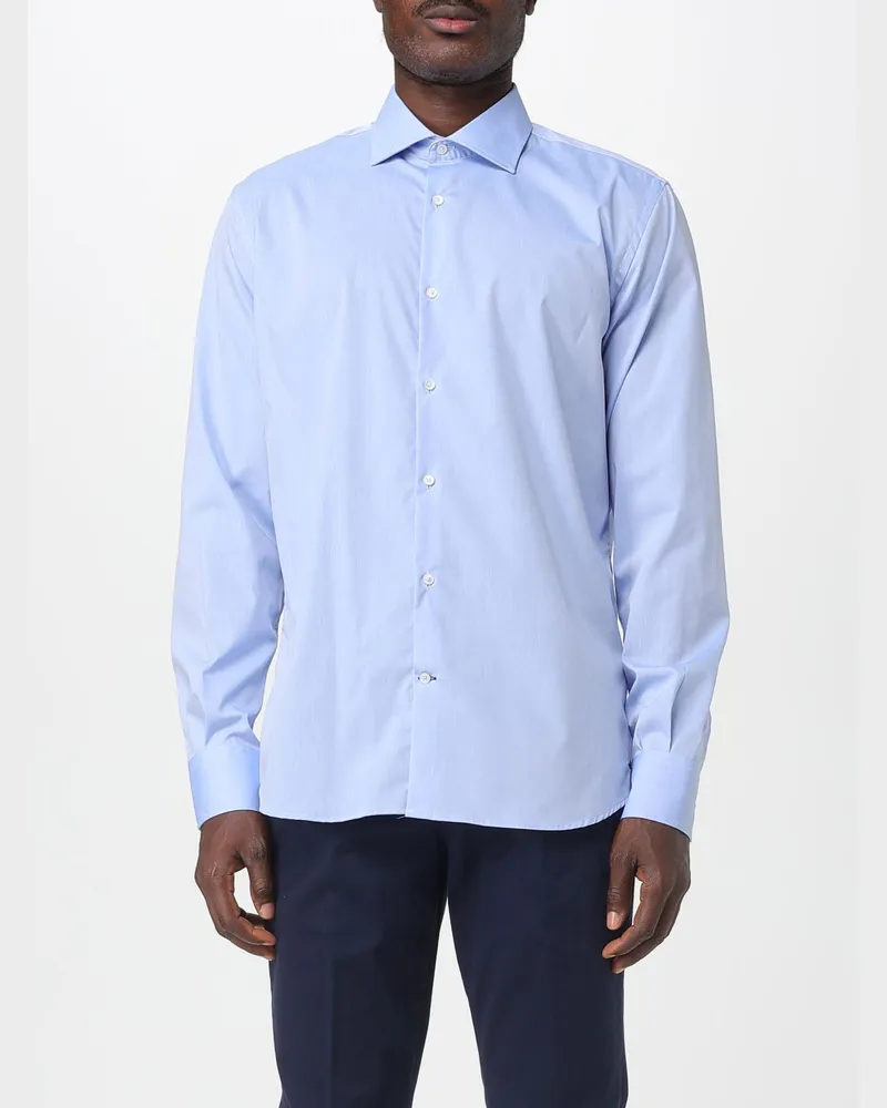 Brooksfield Hemd herren Hellblau