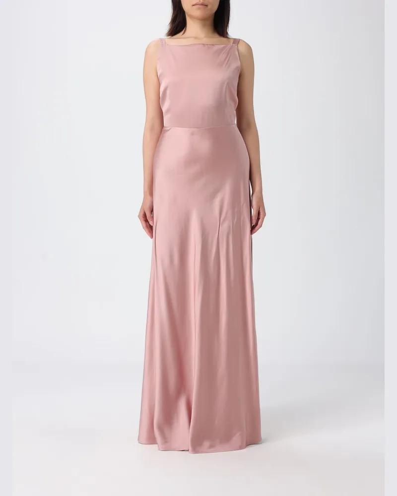 Liu Jo Langes Satinkleid Pink