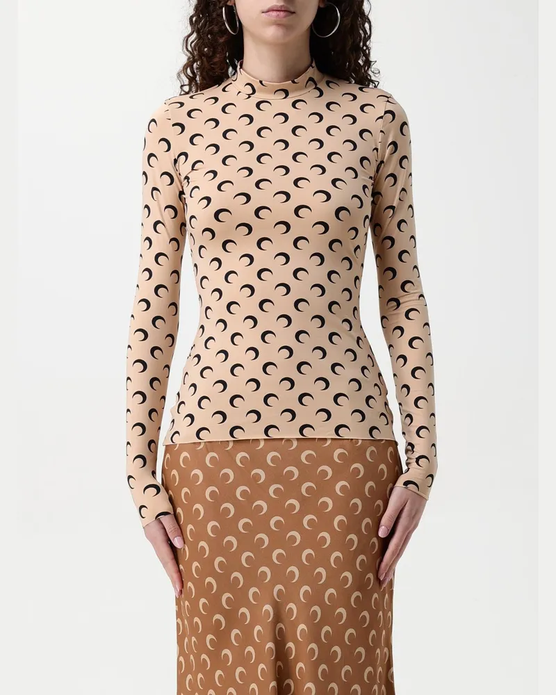 Marine Serre Top damen Beige