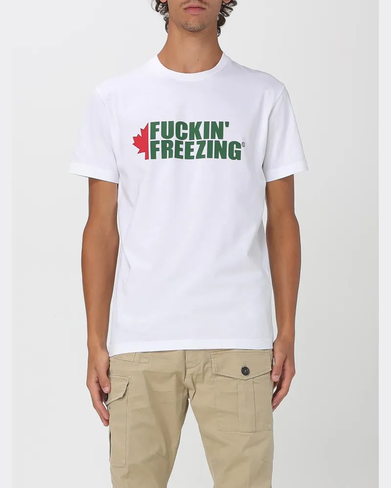 Dsquared2 T-shirt herren Weiß