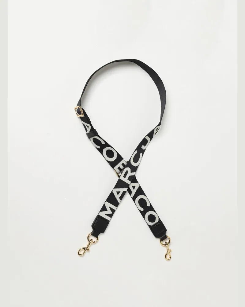Marc Jacobs Jacquard-Logo-Stoff-Umhängetasche Schwarz