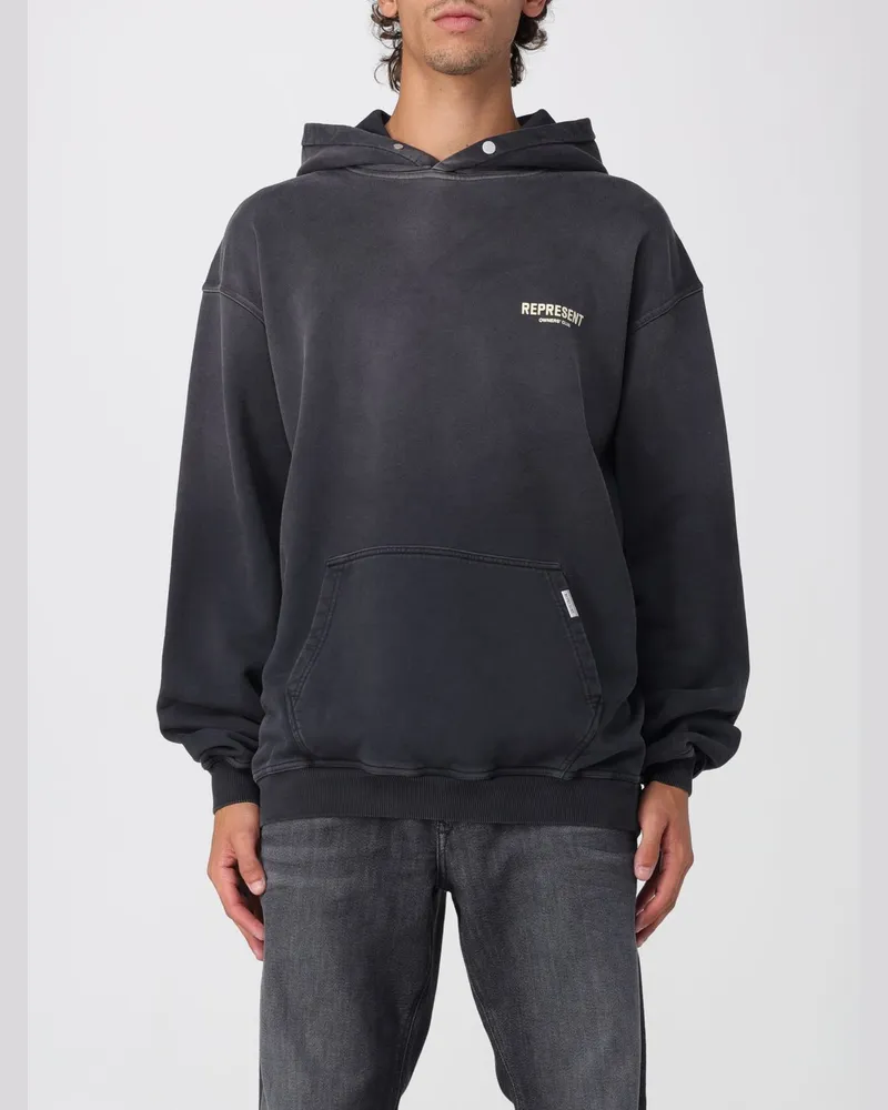 REPRESENT Sweatshirt herren Schwarz